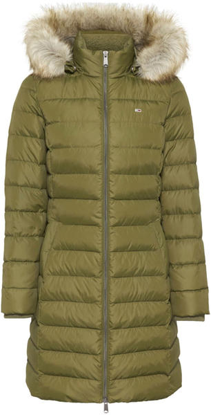 Tommy Hilfiger Essential Faux Fur Hooded Down Coat (DW0DW09060) olive