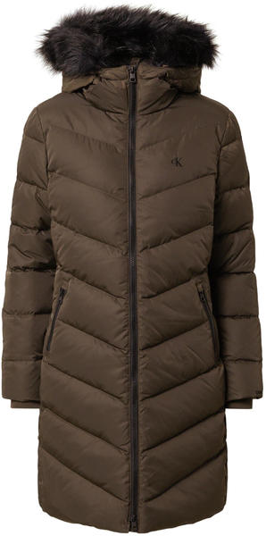Calvin Klein Long Fitted Down Puffer (J20J216888) olive