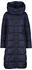 CMP Women's taffeta parka jacket with high neck and wraparound collar (31K2846) blue