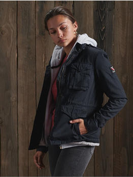 Superdry Classic Rookie Borg Jacke Washed Navy (W5010273A-JBK)