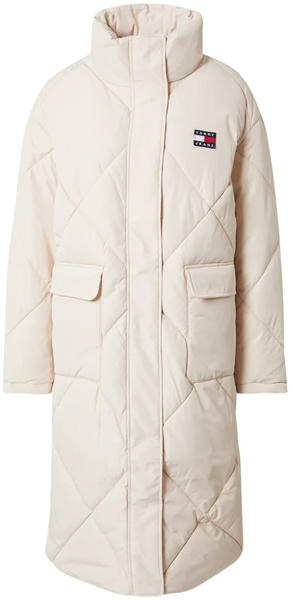 Tommy Hilfiger Longline Down Puffer Coat (DW0DW11107) Creme