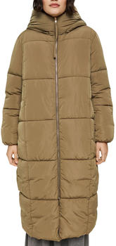 Esprit Quilted Coat (091EO1G317) dark khaki