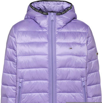 Tommy Hilfiger Tape Detail Quilted Hooded Jacket (DW0DW09350) lavender grey