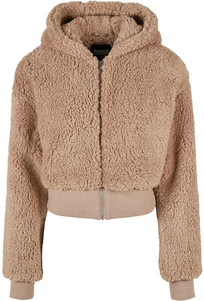 Urban Classics Ladies Short Oversized Sherpa Jacket (TB4773-03257-0037) softtaupe