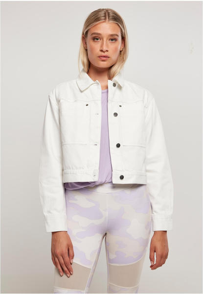 Urban Classics Ladies Short Boxy Worker Jacket (TB4781-00220-0037) white