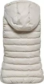 Only New Tahoe Hood Waistcoat (15205760) pumice stone – Stilvolle Damen Weste für jede Gelegenheit