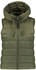 Marc O'Polo Lightweight Hooded Quilted Body Warmer (207085172057) olive crop