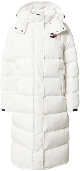 Tommy Hilfiger Alaska Long Puffer Coat (DW0DW14287) white