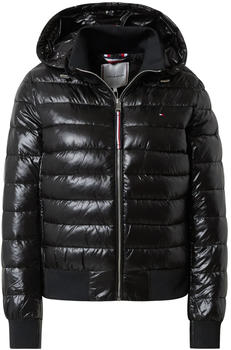 Tommy Hilfiger High Shine Sorona® Side-Zip Jacket (WW0WW35088) black