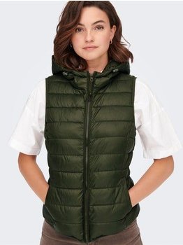 Only New Tahoe Hood Waistcoat (15205760) forest night