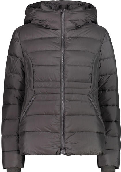 CMP Damen Ripstop Jacke mit hohem Halsausschnitt und Umlegekragen (32K3116) grau