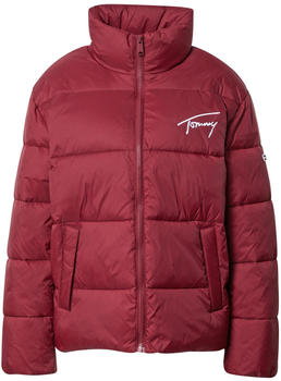 Tommy Hilfiger Signature Modern Padded Puffer Jacket (DW0DW14660) bordeaux