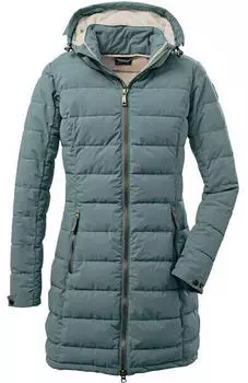 G.I.G.A. DX dames Gewatteerde parka met capuchon/functionele parka in donslook GW 20 WMN QLTD PRK, aquaverde, 44, 39844-000