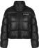 Karl Kani Retro Fake Leather Crop Puffer Jacket (6.176) black