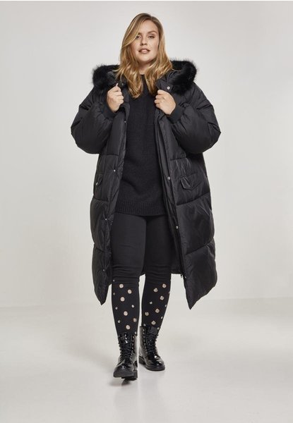 Urban Classics Ladies oversize faux fur puffer coat (TB2382) schwarz Test -  ab 78,08 € (Januar 2024)