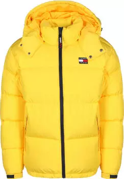 Tommy Hilfiger Removable Hood Alaska Puffer Jacket (DM0DM15445) warm yellow