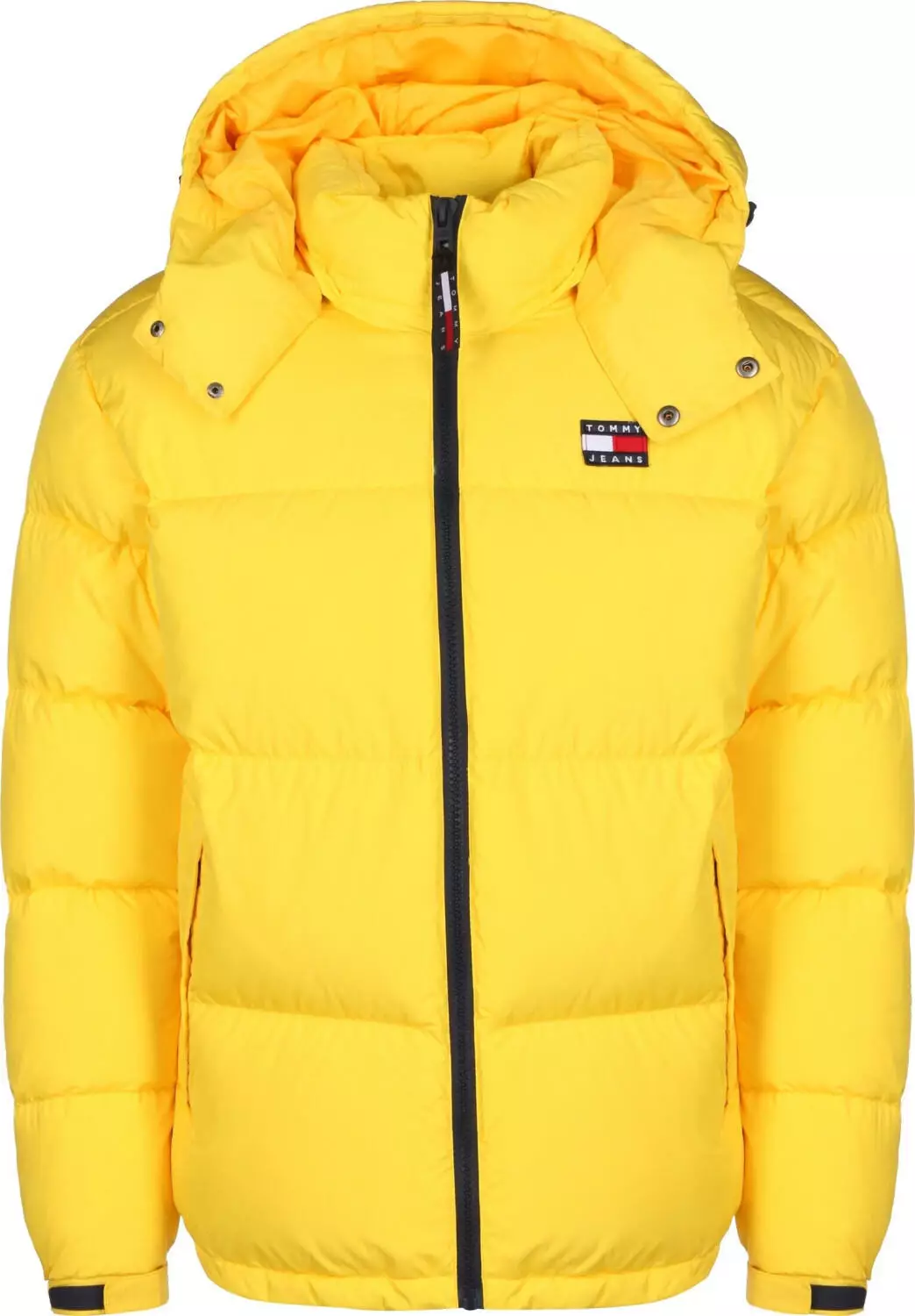 Tommy Hilfiger Removable Hood Alaska Puffer Jacket DM0DM15445 warm yellow Erfahrungen Damen Anorak auf Testbericht