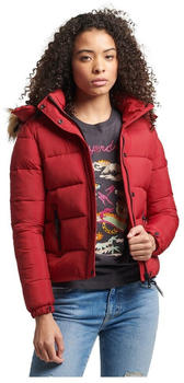 Superdry Vintage Hooded Mid Layer Short Jacket rot (W5011178A-17I)