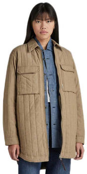 G-Star Quilted Zipped Overshirt (D22004-D187) brown