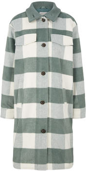 Tom Tailor Denim Mantel im Karomuster (1032677-30267) green beige check