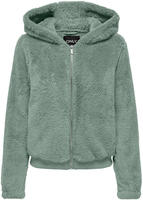 ONLY Kapuzenpl&uuml;schjacke "ONLNEWANNA CONTACT SHERPA JKT OTW NOOS" mit Kapuze