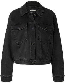 Tom Tailor Denim Cropped Jeansjacke - EcoBlack (1034107-10250) used dark stone black denim Tom Tailor Denim Cropped Jeansjacke - EcoBlack (1034107-10250) used dark stone black denim
