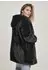 Urban Classics Ladies Hooded Teddy Coat (TB2375) black