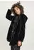 Urban Classics Ladies Hooded Teddy Coat (TB2375) black