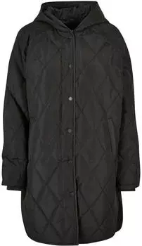 Urban Classics Oversized Diamond Quilted Steppmantel (TB5074) schwarz