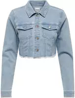Only 15256098, Only Damen Jacke 15256098 Light Blue Denim