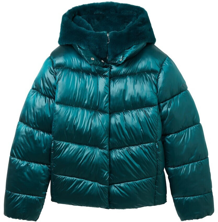 Nylon ab Pufferjacke spruce (1037566-32505) recyceltem 2023) € 149,99 Tailor Tom Test (Oktober shaded mit Angebote TOP