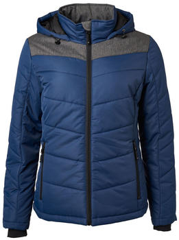 James & Nicholson Damen Winterjacke (N1133) navy/anthrazit melange