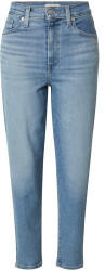 Levi's High-waisted Mom Jeans light indigo worn in