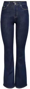 Only Wauw Flared (15230472) dark blue denim