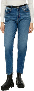 S.Oliver Ankle-Jeans Regular Fit High Rise Tapered Leg (2139039.54Z6) blue