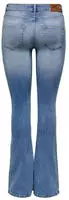 Only 15245444 light blue denim, Only Onlblush Mid Flared DNM TAI467 Jeans blau in