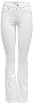 Only Blush Mid Flared Fit Jeans (15313015) white