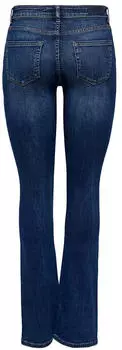 Only Blush Mid Flared Jeans (15264050) dark blue denim