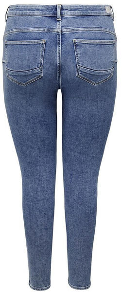 Only Carmakoma Power Skinny Pushup Mid Waist Jeans (15314016) medium blue denim