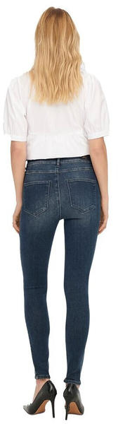 Only Mila Skinny Fit High Waist Jeans (15231285) blue black denim