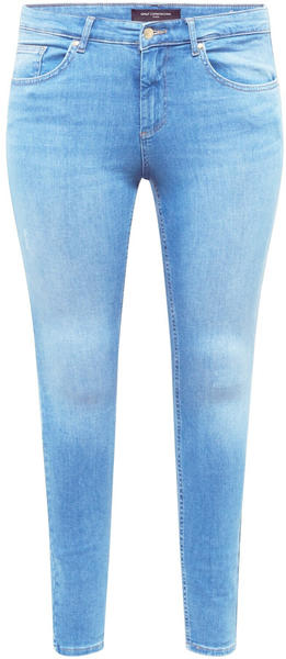 Only Carmakoma Skinny Jeans (15280921) light medium blue denim