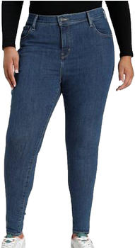 Levi's 720 High Rise Super Skinny Jeans Plus Size medium indigo stonewash