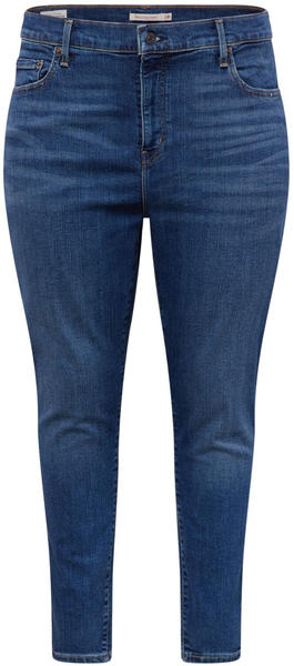 Levi's 721 High Rise Skinny Jeans (Plus) blue wave dark
