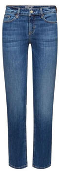 Esprit Gerade geschnittene Jeans mit mittelhohem Bund (103EE1B366) blue medium washed