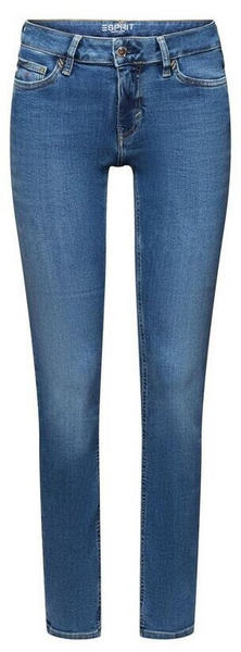 Esprit Schmale Jeans mit mittlerer Bundhöhe (093EE1B360) blue medium washed