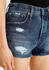 Levi's 501 High Waisted Shorts (56327) dark worn