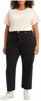 Levi's Plus 7/8-Jeans "501 CROP", Damen, Gr. 22 (54), N-Gr, schwarz
