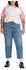 Levi's 501 Original Cropped Straight Fit jeans Plus Size medium indigo
