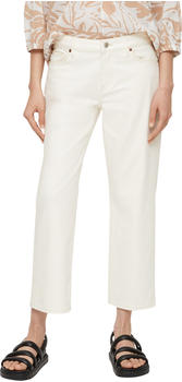 S.Oliver Cropped-Jeans Karolin Regular Fit Mid Rise Straight Leg (2130863) white