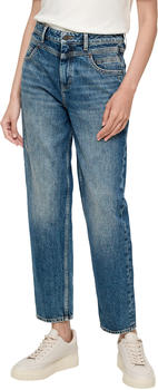 S.Oliver Ankle-Jeans Mom Relaxed Fit High Rise Tapered Leg (2133437) blue